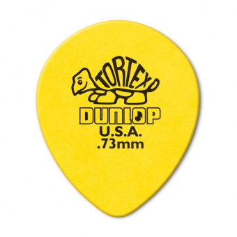 413R.73 Tortex Teardrop Медиаторы 72шт, капля, толщина 0,73мм, Dunlop от магазина Соло в Иркутске