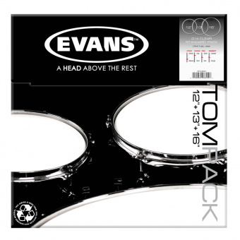 ETP-G14CLR-S G14 Clear Standard Набор пластика для том барабана 12"/13"/16", Evans от магазина Соло в Иркутске