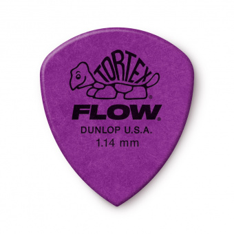 558P1.14 Tortex Flow Медиаторы 12шт, толщина 1.14мм, Dunlop от магазина Соло в Иркутске