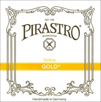 215221 ЛЯ Gold Violin А Отдельная струна ЛЯ для скрипки (жила/алюминий), Pirastro от магазина Соло в Иркутске