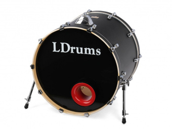 5001013-2218 Бас-барабан 22" x 18", черный, LDrums от магазина Соло в Иркутске