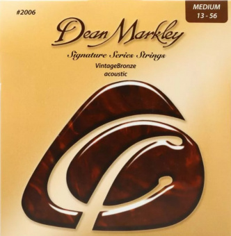 DM2006 Vintage Bronze Комплект струн для акустической гитары, бронза 85/15, 13-56, Dean Markley от магазина Соло в Иркутске