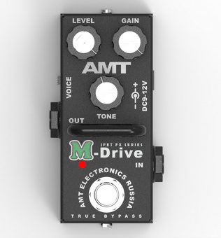 MD-2 M-Drive mini Гитарная педаль перегруза, AMT Electronics от магазина Соло в Иркутске