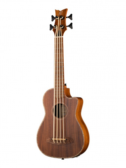 CAIMAN-BS-GB Lizard Series Укулеле бас со звукоснимателем, с ладами, с вырезом, с чехлом, Ortega от магазина Соло в Иркутске