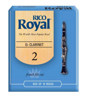 RBB1020 Royal Трости для кларнета Eb, размер 2.0, 10шт, Rico от магазина Соло в Иркутске
