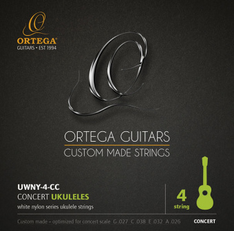 UWNY-4-CC Комплект струн для концертного укулеле, Ortega от магазина Соло в Иркутске