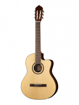 AC160CF-NAT Classic Series Классическая гитара со звукоснимателем, с вырезом, Cort от магазина Соло в Иркутске