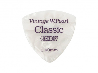 GP-24/100 Celluloid Vintage Classic White Pearl Медиаторы 50шт, толщина 1.0мм, Pickboy от магазина Соло в Иркутске