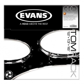 ETP-G2CLR-S G2 Clear Standard Набор пластика для том барабана, 12"/13"/16", Evans от магазина Соло в Иркутске