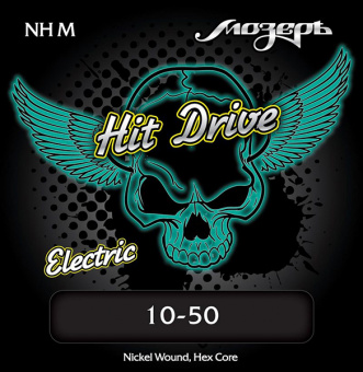 NH-M Medium Hit Drive Комплект струн для электрогитары, 10-50, Мозеръ от магазина Соло в Иркутске