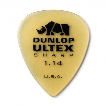433P1.14 Ultex Sharp Медиаторы 6шт, толщина 1,14мм, Dunlop от магазина Соло в Иркутске