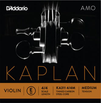 KA311-4/4M Kaplan Amo Отдельная струна E/Ми для скрипки размером 4/4, среднее натяжение, D'Addario от магазина Соло в Иркутске