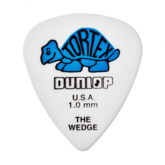424P1.0 Tortex Wedge Медиаторы 12шт, толщина 1,00мм, Dunlop от магазина Соло в Иркутске
