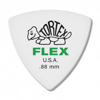 456P.88 Tortex Flex Медиаторы, 6шт, толщина 0,88мм, треугольные, Dunlop от магазина Соло в Иркутске