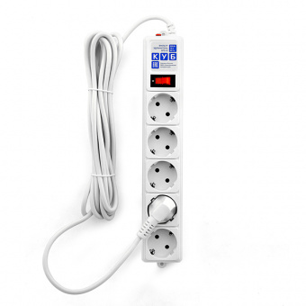 SPG-B-15-WHITE PowerCube Фильтр-удлинитель 5.0м 10А/2,2кВт, Электрическая мануфактура от магазина Соло в Иркутске