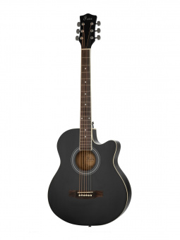 FFG-1039BK Акустическая гитара, черная, с вырезом, Foix от магазина Соло в Иркутске