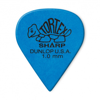 412P1.00 Tortex Sharp Медиаторы 12шт, толщина 1,00мм, Dunlop от магазина Соло в Иркутске