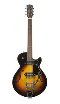 039821 Montreal Premiere Sunburst HG P90 w/Bigsby Электрогитара арктоп, с чехлом, Godin от магазина Соло в Иркутске
