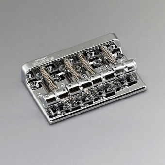 201B-4-C Бридж (струнодержатель) для бас-гитары, хром, Gotoh от магазина Соло в Иркутске
