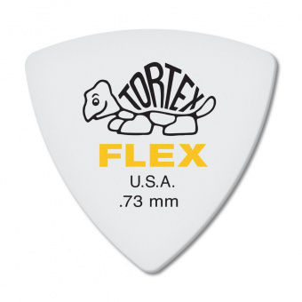 456P.73 Tortex Flex Медиаторы, 6шт, толщина 0,73мм, треугольные, Dunlop от магазина Соло в Иркутске