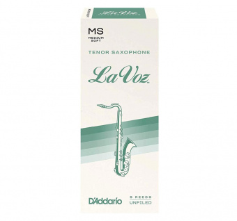 RKC05MS La Voz Трости для саксофона тенор, средне-мягкие (Medium-Soft), 5шт, Rico от магазина Соло в Иркутске