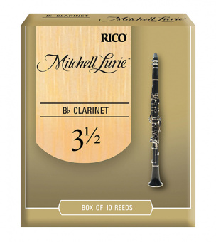 RML10BCL350 Mitchell Lurie Premium Трости для кларнета Bb, размер 3.5, 10шт, Rico от магазина Соло в Иркутске