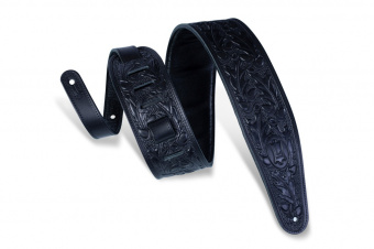 PM44T01-BLK Heirloom Series Ремень для гитары, кожаный, черный, Levy's от магазина Соло в Иркутске