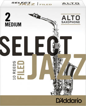 RSF10ASX2M Select Jazz Filed Трости для саксофона альт, размер 2, средние (Medium), 10шт, Rico от магазина Соло в Иркутске