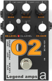 O-2 Legend Amps 2 Двухканальный гитарный предусилитель О2 (Orange DC30), AMT Electronics от магазина Соло в Иркутске