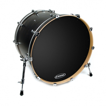 BD18RA EQ1 Пластик для бас-барабана 18", резонансный черный, Evans от магазина Соло в Иркутске