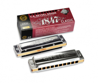 16201HG 1847 Classic High G Губная гармошка, Seydel Sohne от магазина Соло в Иркутске
