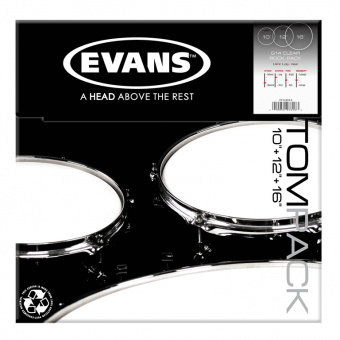 ETP-G14CLR-R G14 Clear Rock Набор пластика для том барабана 10"/12"/16", Evans от магазина Соло в Иркутске