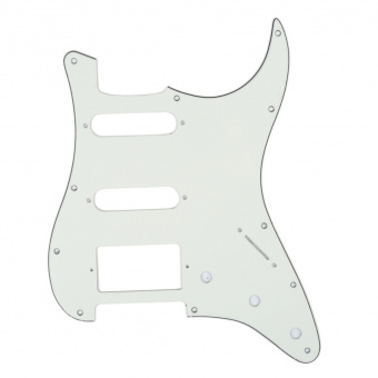 MX0312 Защитная накладка электрогитары Fender Stratocaster, 3 слоя, белая, Musiclily от магазина Соло в Иркутске