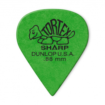 412P.88 Tortex Sharp Медиаторы 12шт, толщина 0,88мм, Dunlop от магазина Соло в Иркутске