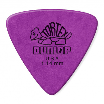 431R1.14 Tortex Triangle Медиаторы 72шт, толщина 1,14мм, треугольные, Dunlop от магазина Соло в Иркутске