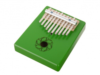 KMKr-2-GR Escudo Калимба, резонаторная, 10 язычков, трапеция, зеленая, Мозеръ от магазина Соло в Иркутске