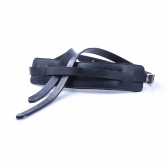 8401050040701 Leathercraft Slim Black Ремень для гитары, RightOn Straps от магазина Соло в Иркутске
