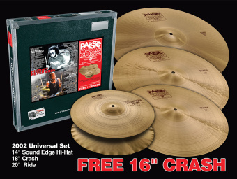 000106USET 2002 Universal Set Комплект тарелок 14/18/20+16'', Paiste от магазина Соло в Иркутске