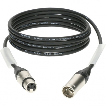 DMX3K0300 Кабель DMX, XLR 3p, 3м, Klotz от магазина Соло в Иркутске
