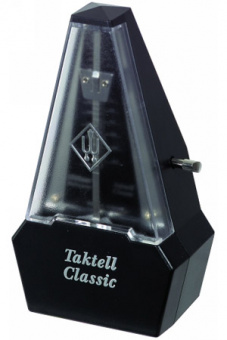 829161 Taktell Classic Метроном механический, пластик, черный, без звоночка, Wittner от магазина Соло в Иркутске