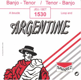 1530 Argentine Комплект струн для банджо тенор, петля, Savarez от магазина Соло в Иркутске