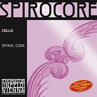 S794 Spirocore Комплект струн для виолончели размером 3/4, среднее натяжение, Thomastik от магазина Соло в Иркутске