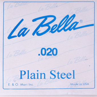 PS020 Отдельная стальная струна, 020, La Bella от магазина Соло в Иркутске