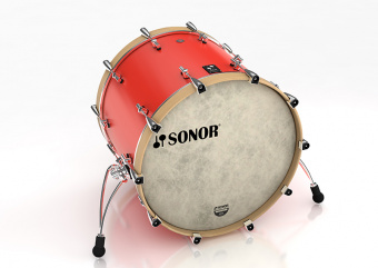16122238 SQ1 2217 BD NM 17338 Бас-барабан 22" x 17", без кронштейна, красный, Sonor от магазина Соло в Иркутске