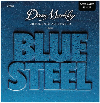 DM2678 Blue Steel Комплект струн для 5-струнной бас-гитары, сталь, 45-125, Dean Markley от магазина Соло в Иркутске