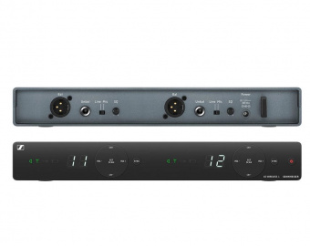 508278 EM-XSW 1 DUAL-B Приемник радиосистемы двухканальный, 614-638 МГц, Sennheiser от магазина Соло в Иркутске