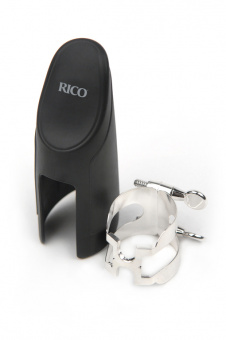 HAS1S H-Ligature Лигатура с колпачком для саксофона альт, посеребренная, Rico от магазина Соло в Иркутске