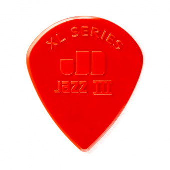 47PXLN Nylon Jazz III XL Медиаторы 6шт, 1,38мм, красные, Dunlop от магазина Соло в Иркутске