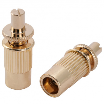 MX2209GD Опоры бриджа Tune-O-Matic Nashville, 2шт, золото, Musiclily от магазина Соло в Иркутске