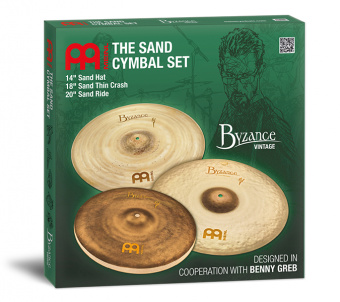 BV-141820SA Byzance Vintage Sand Cymbal Set Комплект тарелок 14, 18, 20", Meinl от магазина Соло в Иркутске